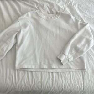 Lululemon cropped crewneck sweatshirt